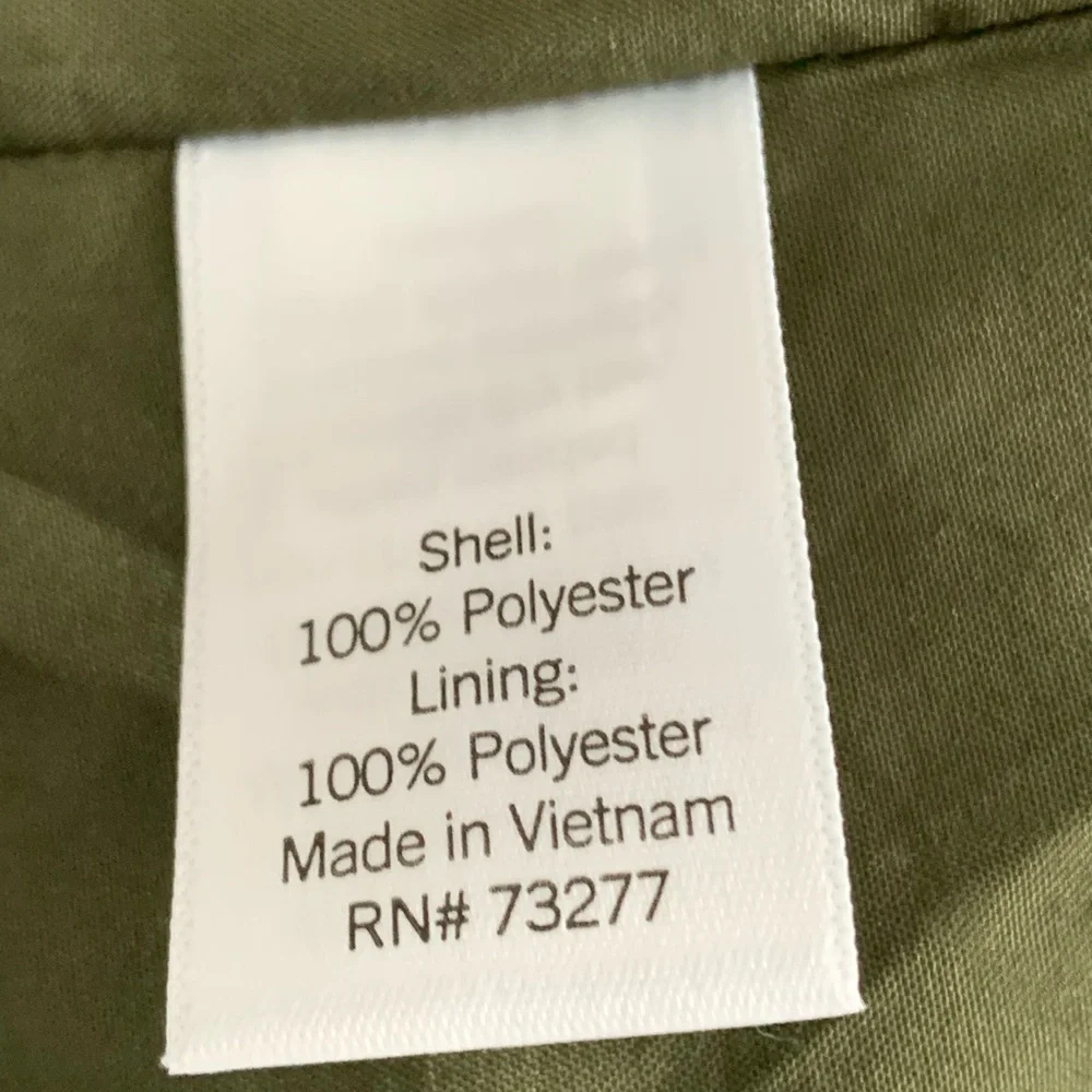 LAUREN CONRAD Women’s Olive Green Velvet Moto Jacket